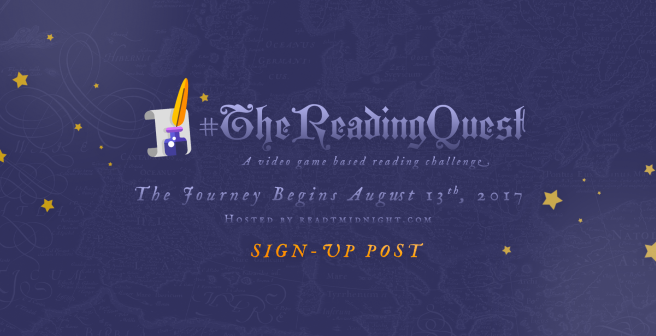 Abbildung des Sign-Up-Banners der Challenge #TheReadingQuest